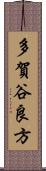 多賀谷良方 Scroll