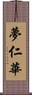 夢仁華 Scroll