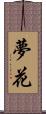 夢花 Scroll