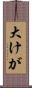 大けが Scroll