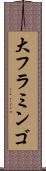 大フラミンゴ Scroll