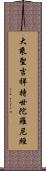 大乘聖吉祥持世陀羅尼經 Scroll