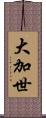 大加世 Scroll