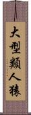 大型類人猿 Scroll