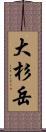 大杉岳 Scroll