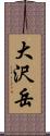 大沢岳 Scroll