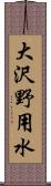 大沢野用水 Scroll