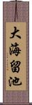 大海留池 Scroll