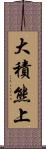 大積熊上 Scroll