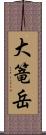 大篭岳 Scroll