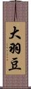 大羽豆 Scroll