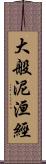 大般泥洹經 Scroll