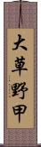 大草野甲 Scroll