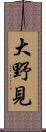 大野見 Scroll