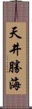 天井勝海 Scroll