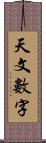 天文數字 Scroll