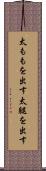 太ももを出す Scroll