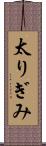 太りぎみ Scroll