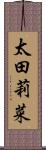 太田莉菜 Scroll