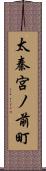 太秦宮ノ前町 Scroll