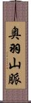 奥羽山脈 Scroll