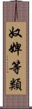 奴婢等類 Scroll
