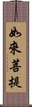 如來菩提 Scroll