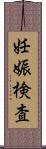 妊娠検査 Scroll
