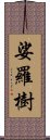 娑羅樹 Scroll