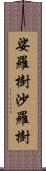 娑羅樹 Scroll