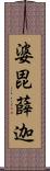 婆毘薛迦 Scroll
