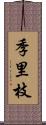 季里枝 Scroll