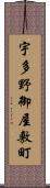 宇多野御屋敷町 Scroll