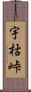 宇枯峠 Scroll