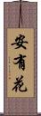 安有花 Scroll
