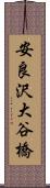 安良沢大谷橋 Scroll