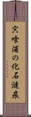 宍喰浦の化石漣痕 Scroll