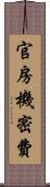 官房機密費 Scroll
