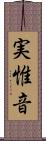実惟音 Scroll