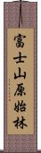 富士山原始林 Scroll