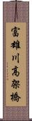 富雄川高架橋 Scroll
