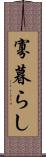 寡暮らし Scroll