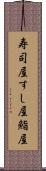 寿司屋;すし屋;鮨屋 Scroll