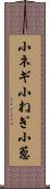 小ネギ Scroll