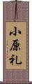 小原礼 Scroll