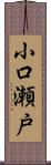 小口瀬戸 Scroll