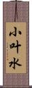 小叶水 Scroll