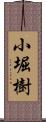 小堀樹 Scroll