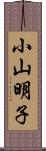 小山明子 Scroll