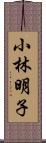 小林明子 Scroll